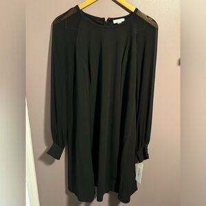 #NWT #CalvinKlein Black Dress. Size 16.